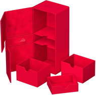 Ultimate Guard Twin Flip`n`Tray 266+ Xenoskin Red - Card Storage Box