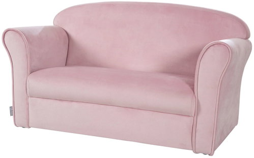 Roba Lil Sofa children's sofa with armrests, pink - Children's sofa - Main image
