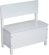 Roba Children's bench with storage space, white - Children's sofa