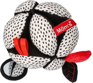 Mom´s care Montessori míček se zrcátkem White & Black - Baby Rattle