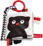 Mom´s care Textilní knížka „Kdo je to? Co je to?“ - Cloth Book