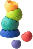 Mom´s care Senzorická pyramida pastelová - Stacking Pyramid