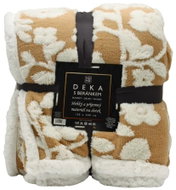 Home Elements Deka s beránkem, jacquard vzor Květiny - Deka