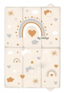 Baby Nellys Travel Changing Pad Soft Rainbow Beige - Changing Pad