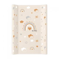 Baby Nellys Changing mat soft 2-sided Rainbow beige - Changing Pad