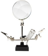 SHESTO Modelcraft stand with magnifying glass, clamps and solder holder - Model Making Accessories