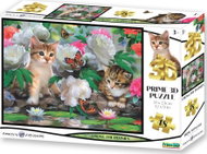 Prime 3D Puzzle s 3D efektem 48 dílků Mezi pivoňkami - Jigsaw Puzzle