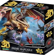 Prime 3D Puzzle s 3D efektem 150 dílků Anne Stokes: Dračí klan - Jigsaw Puzzle