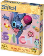 Prime 3D Puzzle s 3D efektem 500 dílků Stitch: Barevná zábava - Jigsaw Puzzle