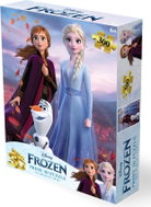 Prime 3D Puzzle s 3D efektem 300 dílků Ledové království: Anna, Elsa a Olaf - Jigsaw Puzzle