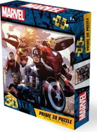 Prime 3D Puzzle s 3D efektem 300 dílků Marvel Avengers - Jigsaw Puzzle