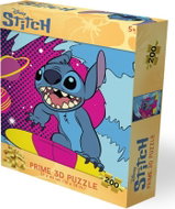 Prime 3D Puzzle s 3D efektem 200 dílků Stitch: Vesmírný surfař - Jigsaw Puzzle