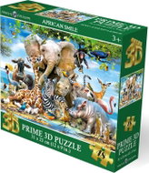 Prime 3D Puzzle s 3D efektem 48 dílků Africký úsměv - Jigsaw Puzzle