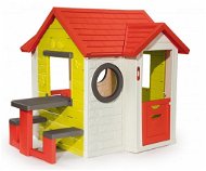 My House Spielhaus mit Picknicktisch - Kinderspielhaus