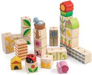 Kids’ Building Blocks Tender Leaf dřevěné kostky Garden Blocks - Kostky pro děti