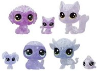 Littlest Pet Shop Zvieratká z ľadového kráľovstva 7 ks – fialové - Herná sada