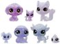 Littlest Pet Shop Zvieratká z ľadového kráľovstva 7 ks – fialové - Herná sada