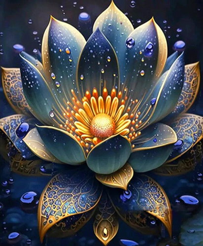 Gaira Painting by numbers Lotus M41790 - Painting by Numbers - Main image