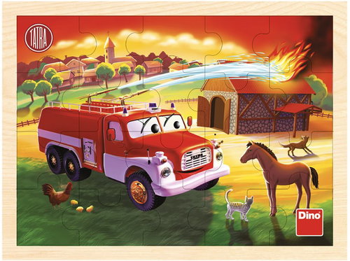 Tatra Fire Truck - Jigsaw Puzzle - Main image