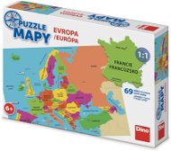 Mapa Európy - Puzzle