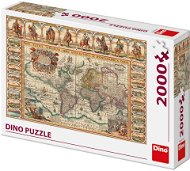 Historische Weltkarte 2000 - Puzzle