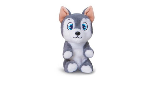 Mini Tickles Hund grau - Kuscheltier - Hauptbild
