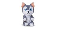 Mini Tickles psík sivý - Plyšová hračka