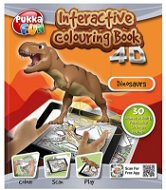 Interactive colouring pages of 4D dinosaurs - Colouring Book