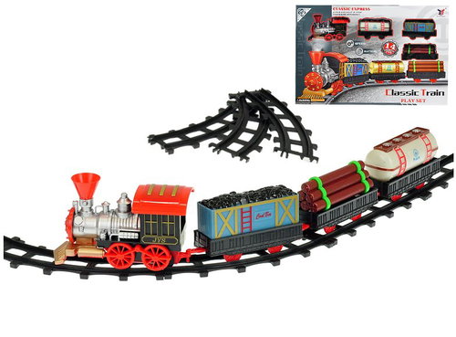 Train with Wagons, 47cm - Train Set - Main image