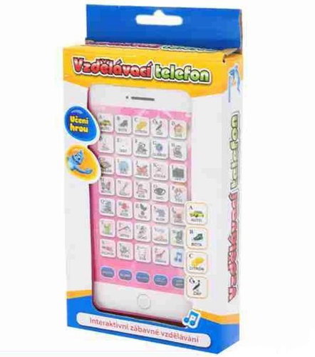 Educational phone pink - Educational Toy - Main image