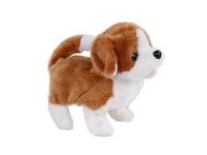 Plush White-brown Dog - Soft Toy