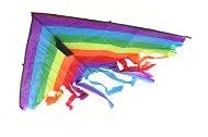 Drachenfliegen Regenbogen Nylon - Flugdrachen