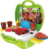 Toy Kitchen Utensils Set in Grill Case - Nádobí do dětské kuchyňky
