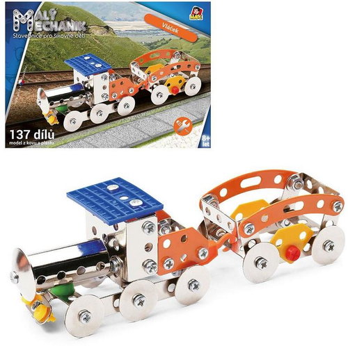 MaDe Little Mechanic Train, 137 pieces, 20 cm - Building Set - Main image
