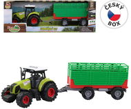 Traktor s přívěsem, se zvukem a světlem - Traktor