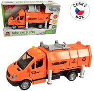 MaDe City services car with flywheel, with light and sound, 26 cm - Toy Car