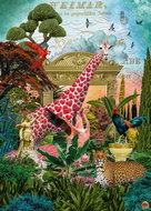 HEYE Puzzle Fauna Fantasies: Žirafí láska 1000 dílků - Jigsaw Puzzle