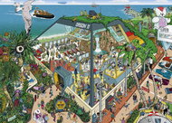 HEYE Puzzle Krásné centrum 1000 dílků - Jigsaw Puzzle