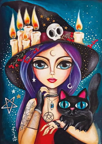 MAGNOLIA Puzzle Sweet Witch 1000 pieces - Jigsaw Puzzle - Main image