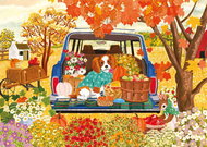 MAGNOLIA Puzzle Dog in the car 1000 pieces - Jigsaw Puzzle