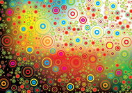 YAZZ Puzzle Abstraktní květy 1000 dílků - Jigsaw Puzzle