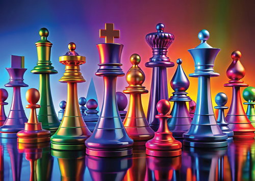 YAZZ Puzzle Chess 1000 pieces - Jigsaw Puzzle - Main image