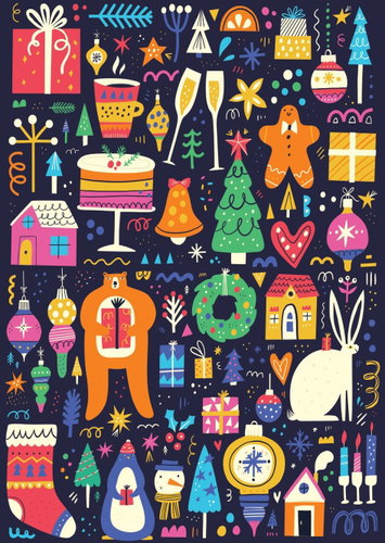 YAZZ Winter Holiday Puzzle 1000 pieces - Jigsaw Puzzle - Main image
