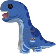 EUGY Brontosarus 3D kartonová skládačka   - 3D Puzzle
