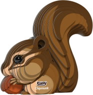 EUGY Čipmank 3D kartonová skládačka   - 3D Puzzle