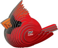 EUGY Kardinál červený 3D kartonová skládačka   - 3D Puzzle