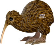 EUGY Kivi hnědý 3D kartonová skládačka   - 3D Puzzle