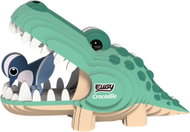 EUGY Krokodýl 3D kartonová skládačka   - 3D Puzzle