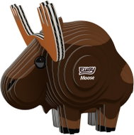 EUGY Los 3D kartonová skládačka   - 3D Puzzle