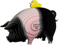 EUGY Prase 3D kartonová skládačka   - 3D Puzzle